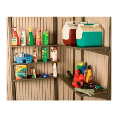 Lifetime 14" x 30" 5 Pack Shelf Accessory Kit For Lifetime Sheds 115